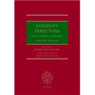 Company Directors book cover, ISBN 9780192842879