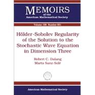 Holder-sobolev Regularity of the Solution to the Stochastic Wave Equation in Dimension Three