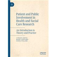 Patient and Public Involvement in Health and Social Care Research