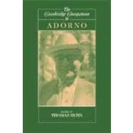 The Cambridge Companion to Adorno