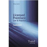 Licensed Premises Law and Practice Supplement ONLY