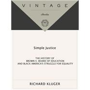 Simple Justice,9780394472898