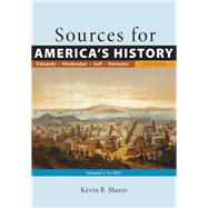 Sources for America's History, Volume 1: To 1877
