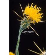 Yellow Star Thistle 100 Page Lined Journal