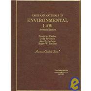 Cases And Materials on Environmental Law