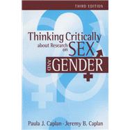 Thinking Critically about Research on Sex and Gender