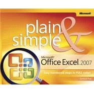 Microsoft Office Excel 2007 Plain & Simple