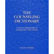 Counseling Dictionary : Concise Definitions of Frequently Used Terms