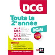 DCG : Toute la 2è année du DCG 2, 4, 5, 6, 10 en fiches - Révision