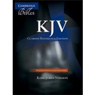 KJV Clarion Reference Edition KJ486:XE Black Goatskin Leather