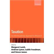 Taxation An Interdisciplinary Approach to Research