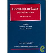 Conflict of Laws, Cases and Materials, 2007