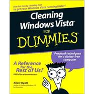 Cleaning Windows Vista For Dummies