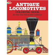 Antique Locomotives Coloring Book