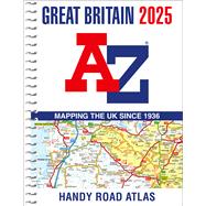 Great Britain A-Z Handy Road Atlas 2025 (A5 Spiral)
