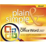 Microsoft Office Word 2007 Plain & Simple