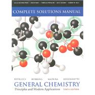 Solutions Manual for General Chemistry Principles and Modern Applications