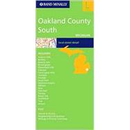 Folded Map Oakland County South Michigan