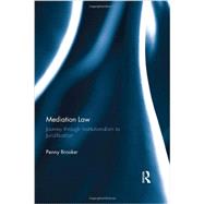 Mediation Law: Journey through Institutionalism to Juridification