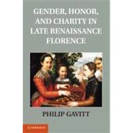 Gender, Honor, and Charity in Late Renaissance Florence