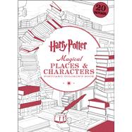 Harry Potter Magical Places & Characters Postcard Coloring Book