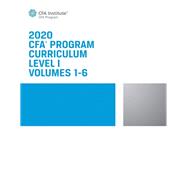 CFA Program Curriculum 2020 Level I Volumes 1-6 Box Set