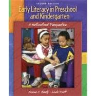 Early Literacy in Preschool and Kindergarten : A Multicultural Perspective