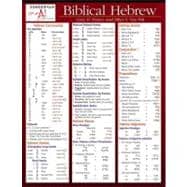 Biblical Hebrew Laminated Sheet