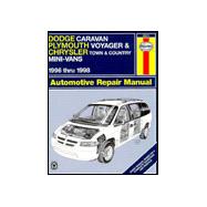Dodge Caravan, Plymouth Voyager and Chrysler Town and Country Mini-Vans Automotive Repair Manual