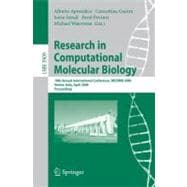 Research in Computational Molecular Biology : 10th Annual International Conference, RECOMB 2006, Venice, Italy, April 2-5, 2006, Proceedings