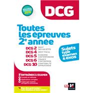 DCG : Toutes les épreuves de 2e année du DCG 2, 4, 5, 6, 10 - sujets et exos 2022-2023
