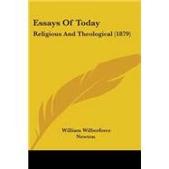 Essays of Today : Religious and Theological (1879)