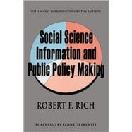 Social Science Information and Public Policy Making