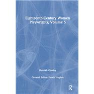 Eighteenth-Century Women Playwrights, vol 5