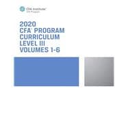CFA Program Curriculum 2020 Level III, Volumes 1 - 6, Box Set