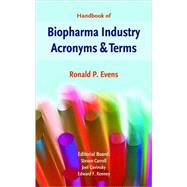Handbook of Biopharma Industry Acronyms & Terms