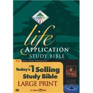 Life Application Study Bible NLT, Large Print Indexed