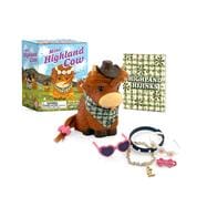 Mini Highland Cow With Hair & Accessories to Style!