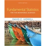 Fundamental Statistics for the Behavioral Sciences,9781305652972