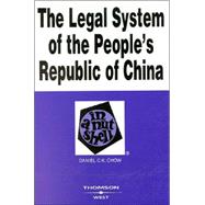 The Legal System of the Peoples Republic of China in a Nutshell