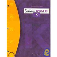 Saxon Math K Student Workbook Material