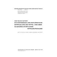 Die Küstennahe und festländische Entwicklung des Mittel- und Oberoligozäns im östlichen Mitteldeutschland