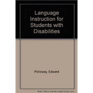 Language Instruction for Students With Disabilities,9780891082989