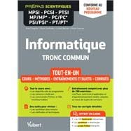 Informatique - Tronc commun : Prépas scientifiques - MPSI-PCSI-PTSI-MP/MP*-PC/PC*-PSI/PSI*-PT/PT*...
