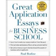 Great Application Essays for Business School