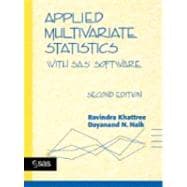 Applied Multivariate Statistics with SAS Software,9780471322993