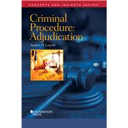 Criminal Procedure-adjudication