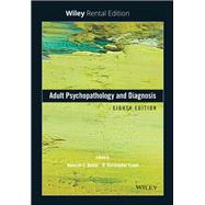Adult Psychopathology and Diagnosis, 8th Edition [Rental Edition]