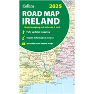 2025 Collins Road Map of Ireland Folded Road Map