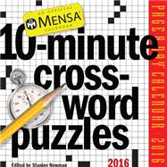 Mensa 10-minute Crossword Puzzles 2016 Calendar